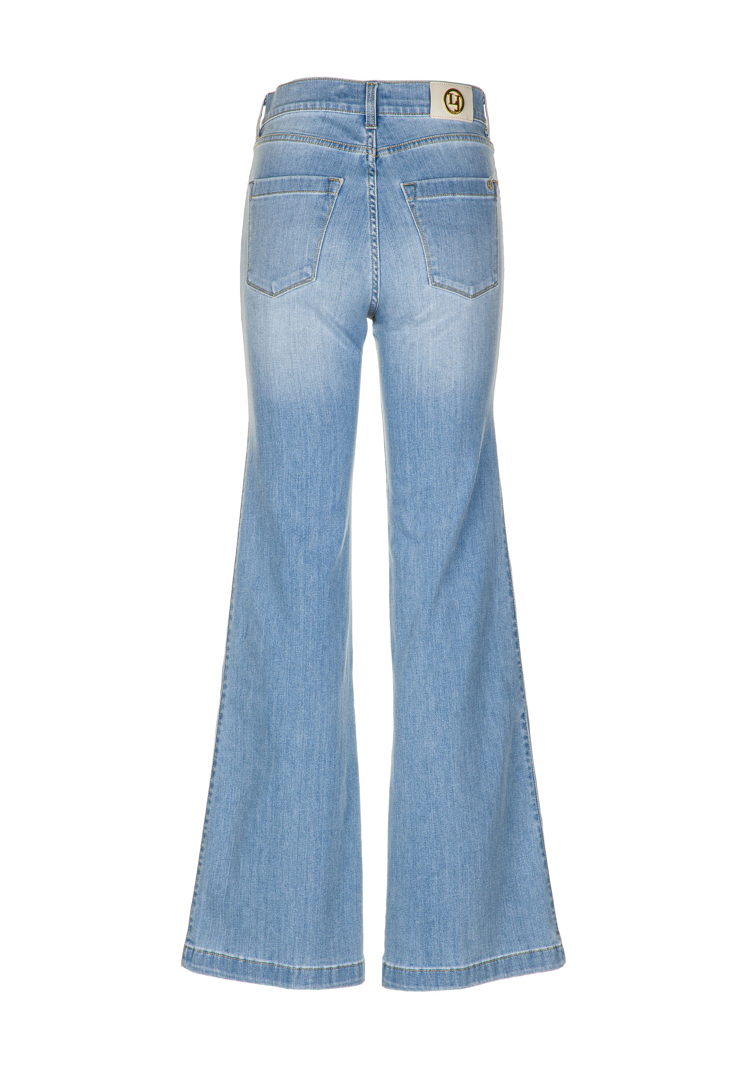 PANTALONA LIBERJEANS WIDE LEG COM APLICAÇÃO METÁLICA - Carla Valente