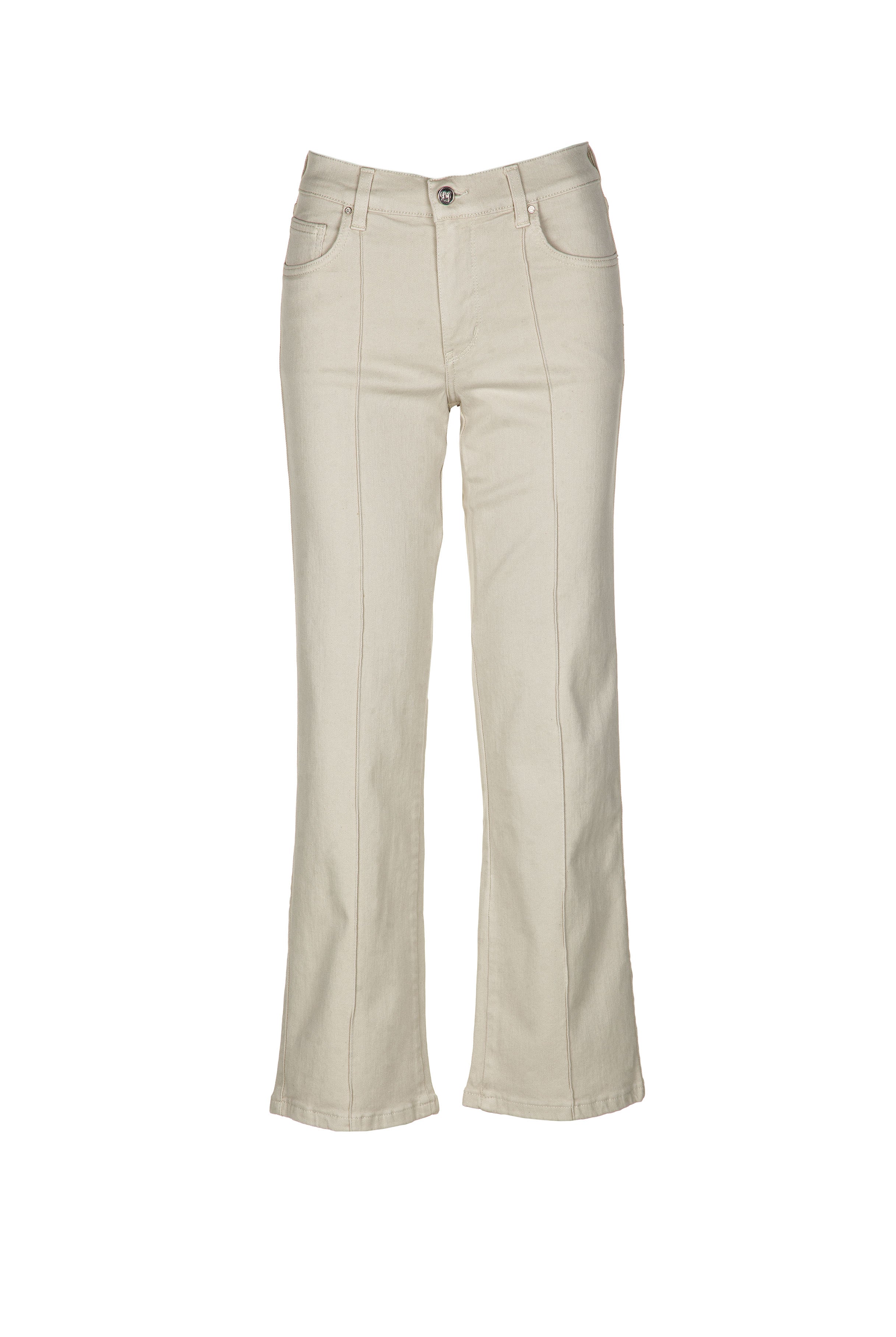 CALÇA LIBERJEANS STRAIGHT COM CUSTURA FRONTAL APLICAÇÕES BOLSO DE TRAS - Carla Valente