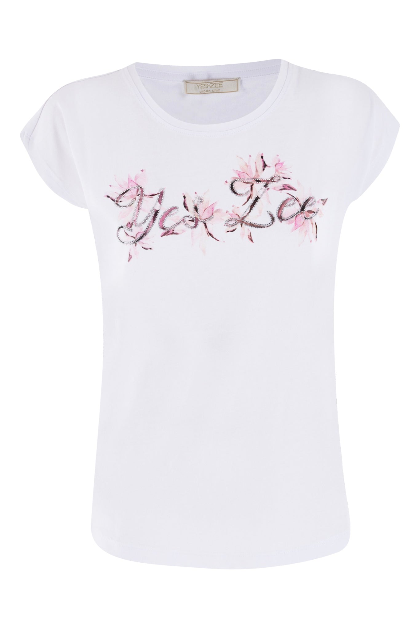 T-SHIRT YES ZEE GOLA REDONDA COM MNGRM O - Carla Valente