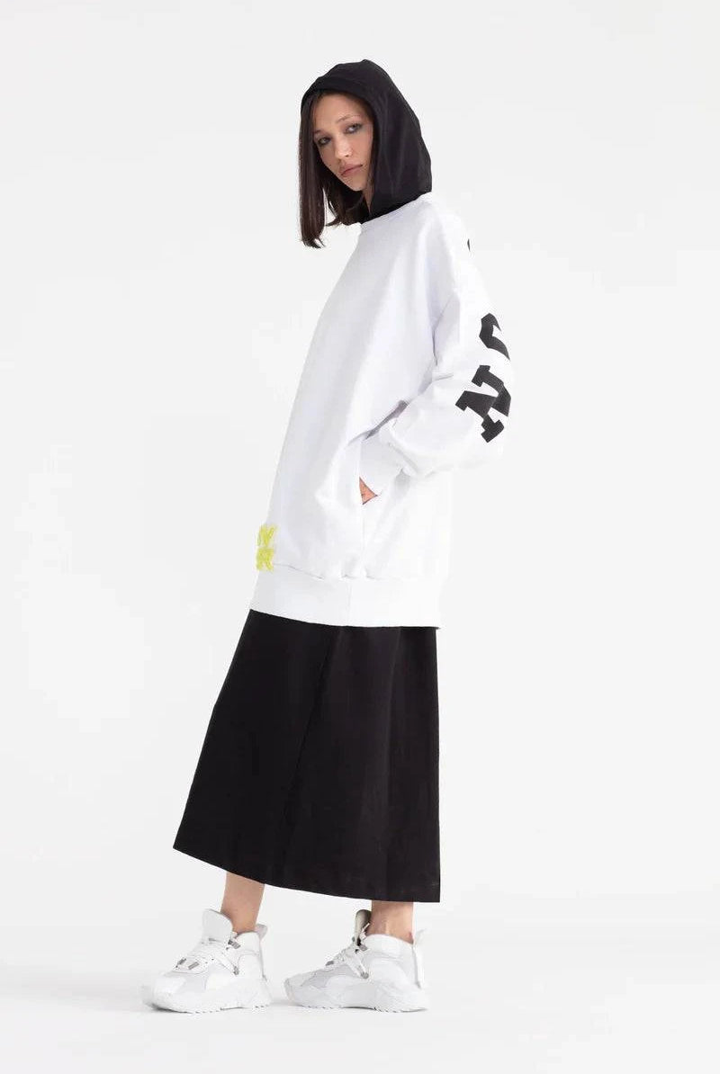 SWEATSHIRT VDR FELPA OVER MEA NS - Carla Valente