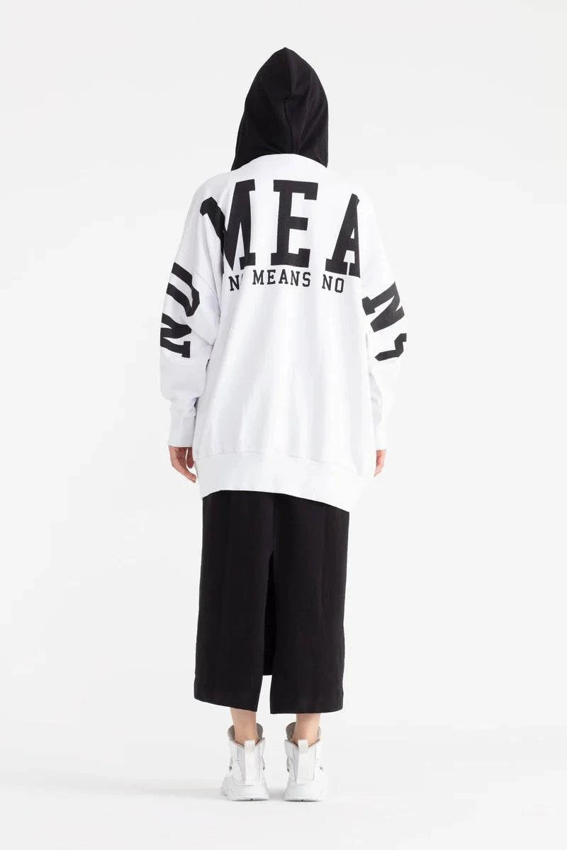 SWEATSHIRT VDR FELPA OVER MEA NS - Carla Valente