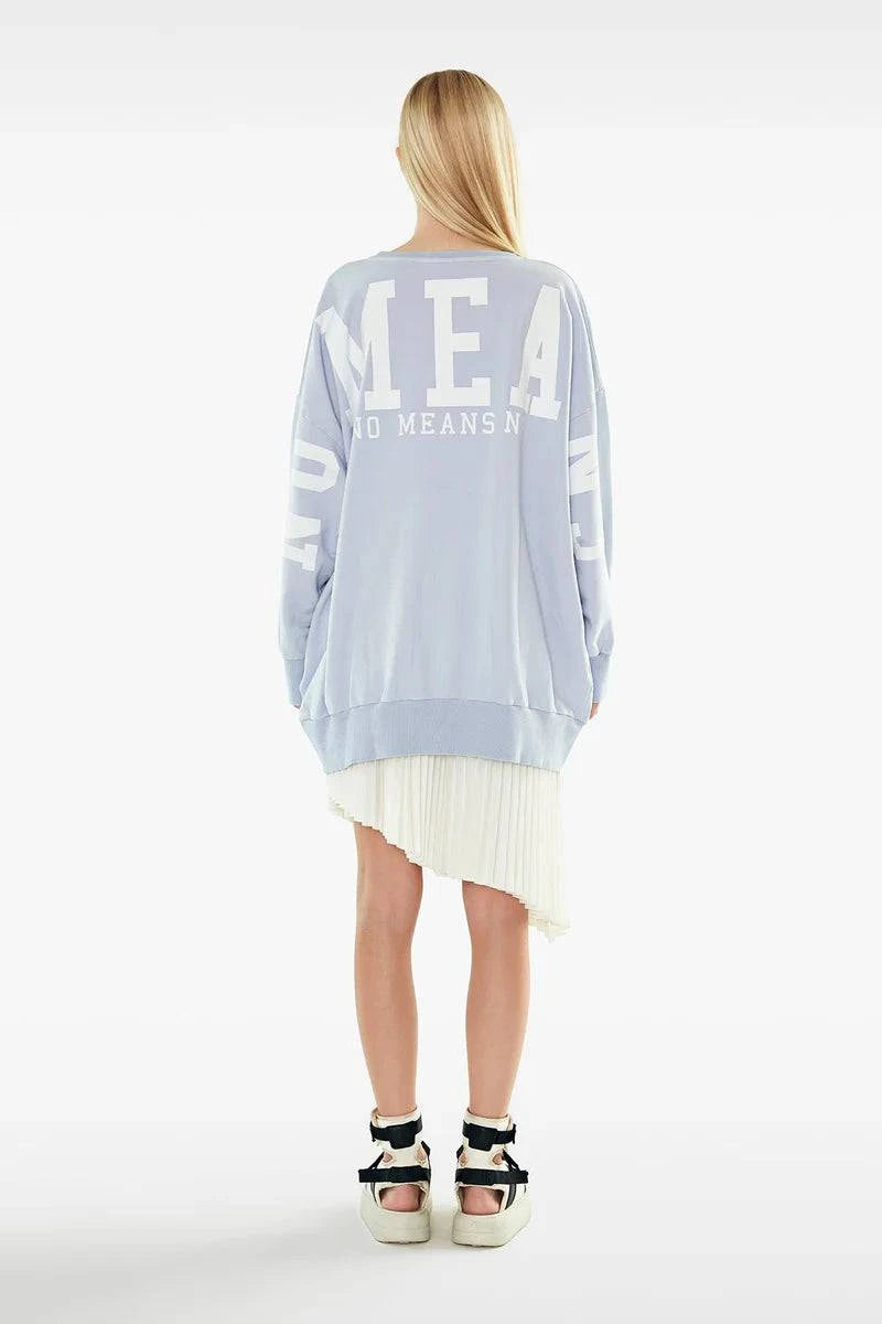 SWEATSHIRT VDR FELPA OVER MEA NS - Carla Valente