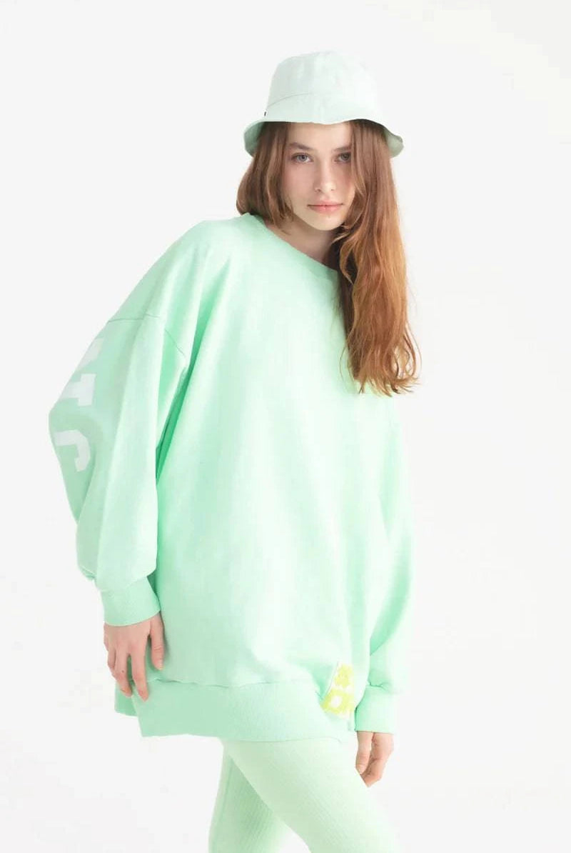 SWEATSHIRT VDR FELPA OVER MEA NS - Carla Valente