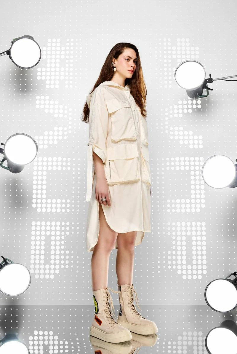 VESTIDO VDR C/BOLSOS CARGO C/CRPÇ - Carla Valente