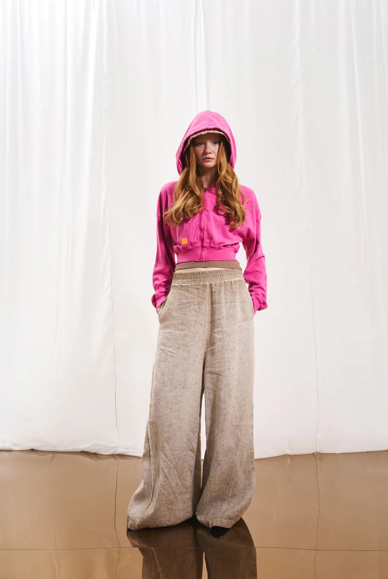 SWEATSHIRT VDR CROPPED COM ZIP - Carla Valente