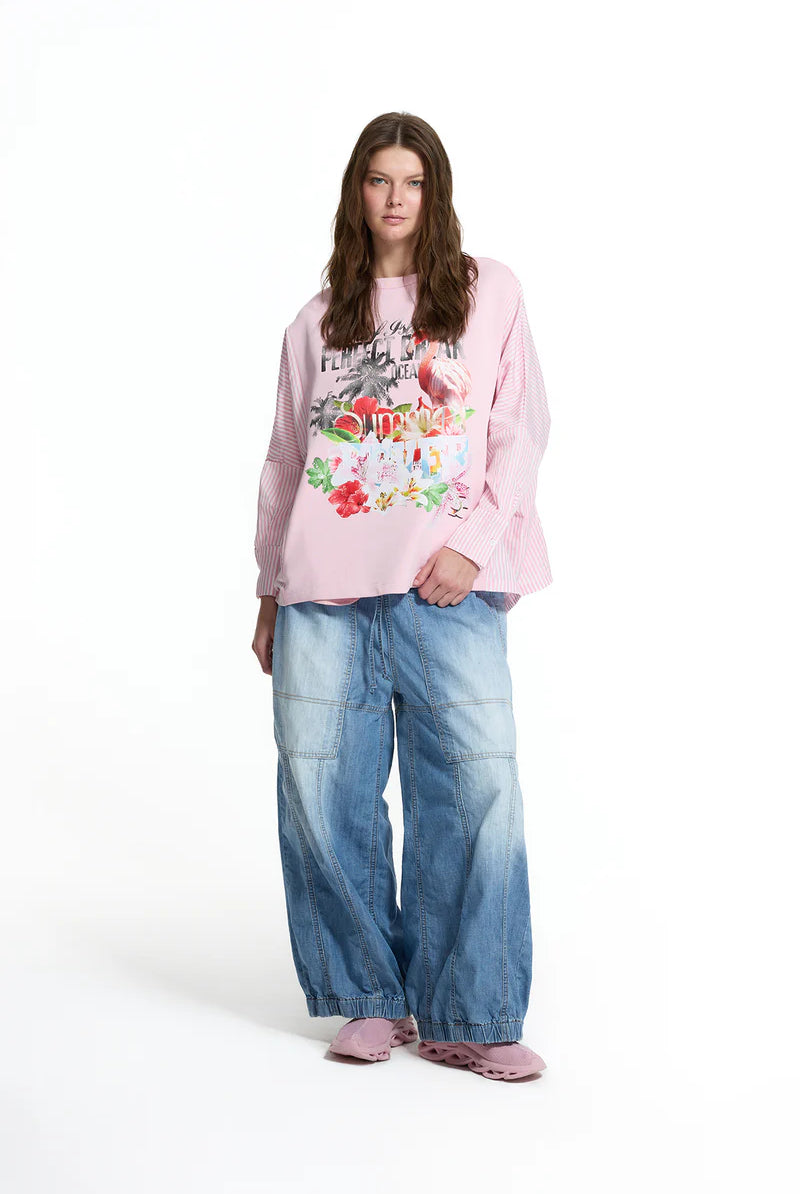 SWEATSHIRT VDR FLAMINGO SUMMER - Carla Valente