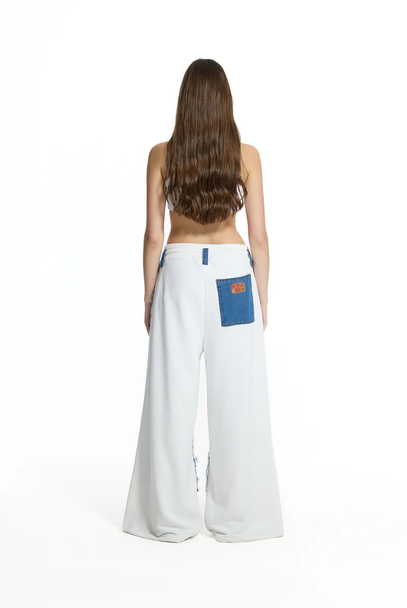 CALÇAS VDR WIDE LEG COMBINADO GANGA COM FELPA - Carla Valente