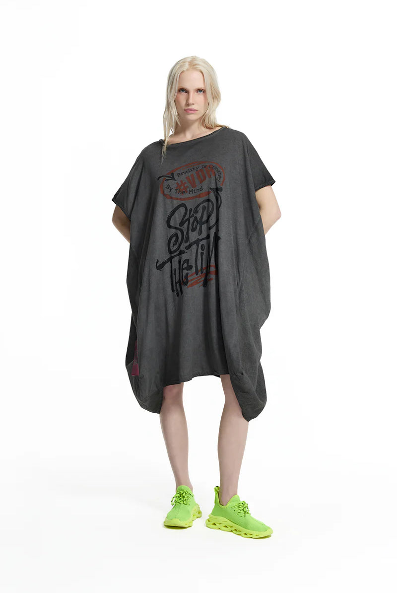 VESTIDO VDR OVERSIZE STOP EATING - Carla Valente