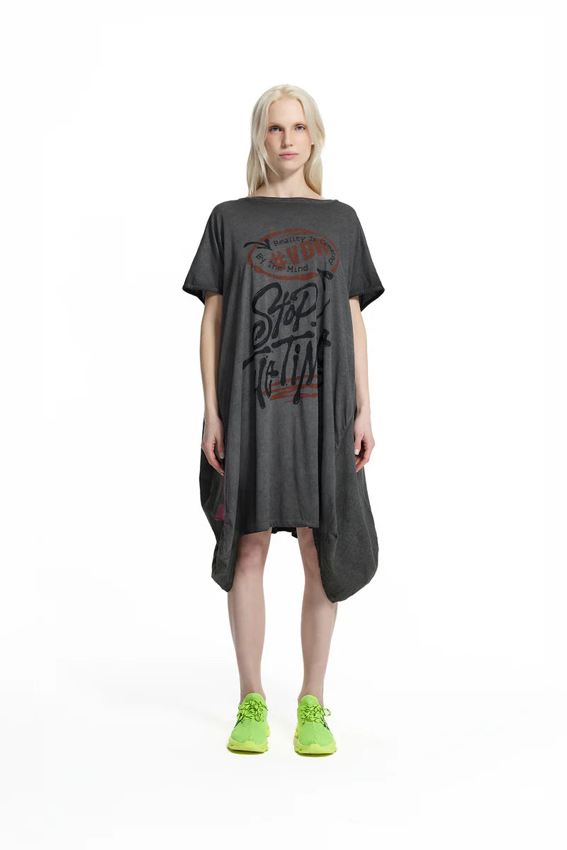 VESTIDO VDR OVERSIZE STOP EATING - Carla Valente