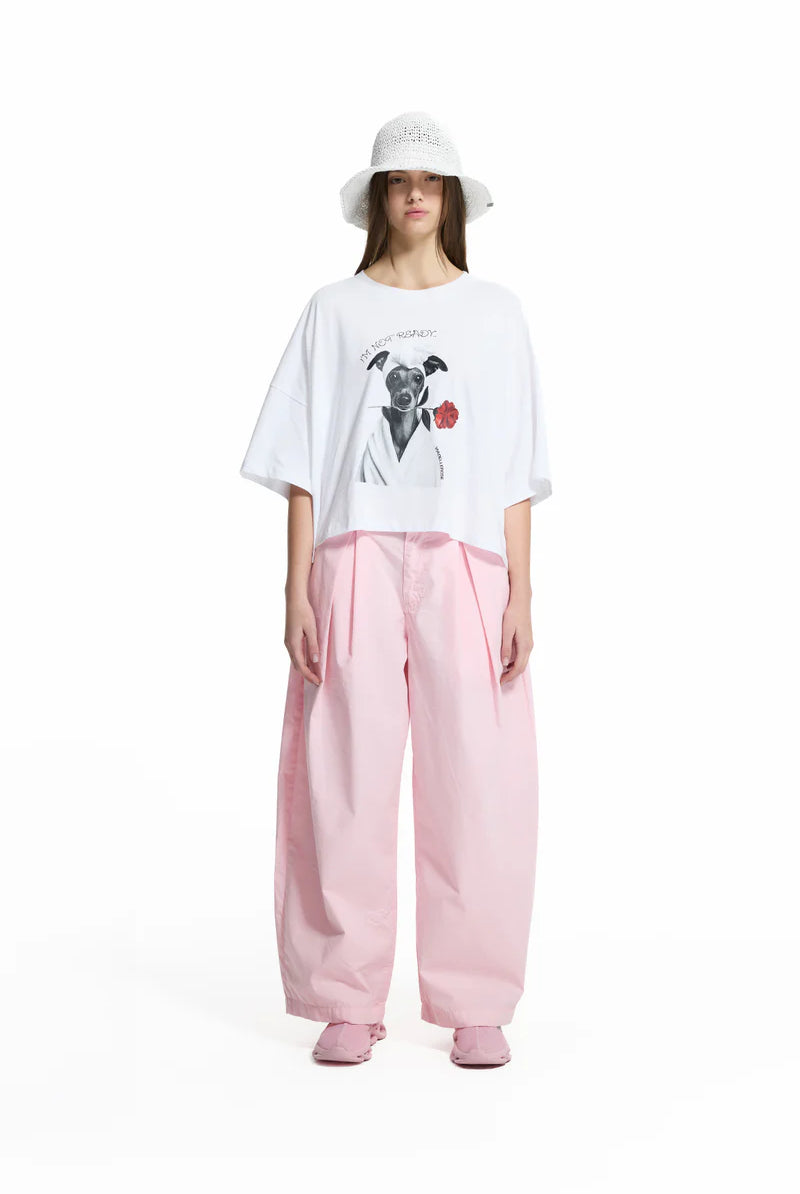 T-SHIRT VDR I´M NOT READY GALGO COM FLOR - Carla Valente