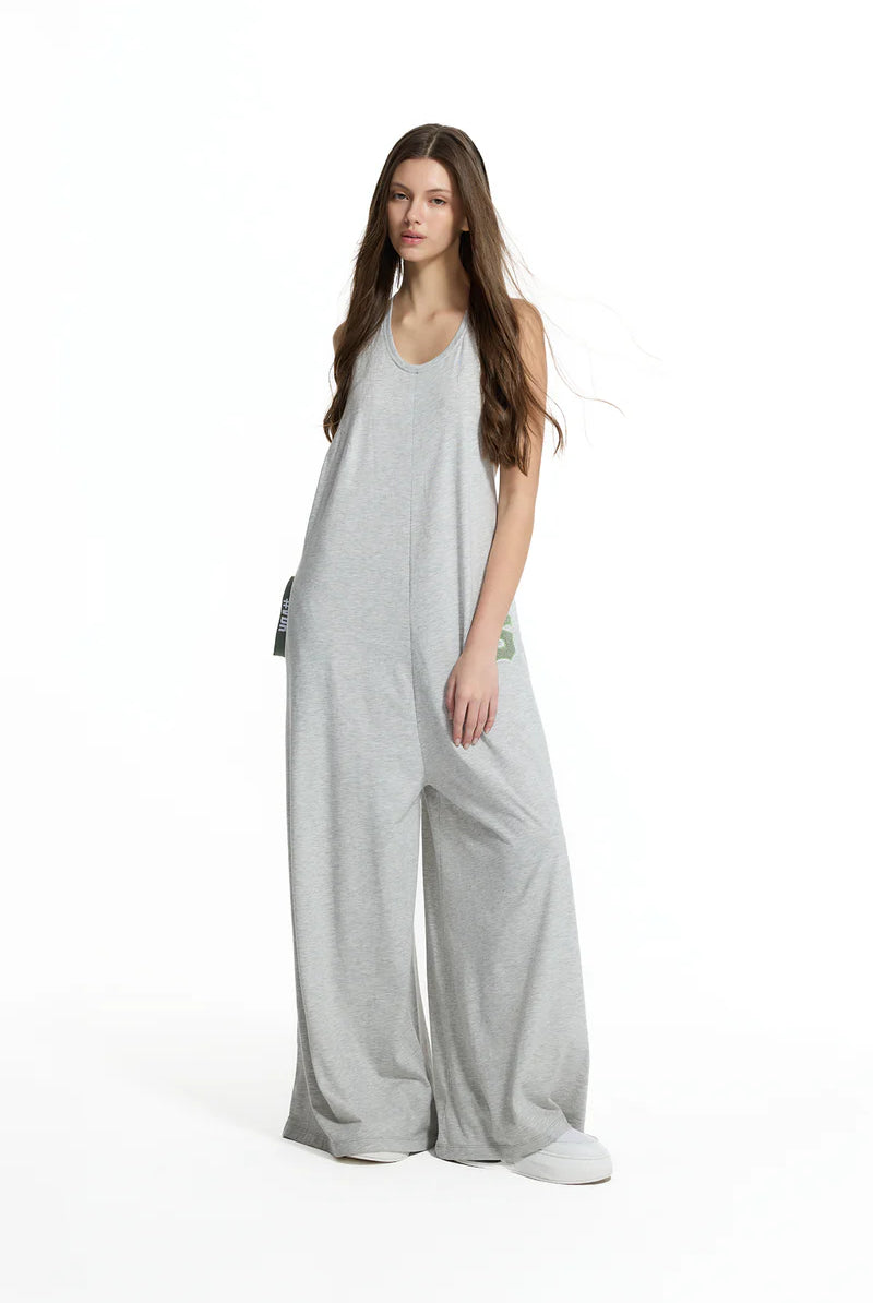 JUMPSUIT VDR WIDE LEG MANGA CAVA - Carla Valente
