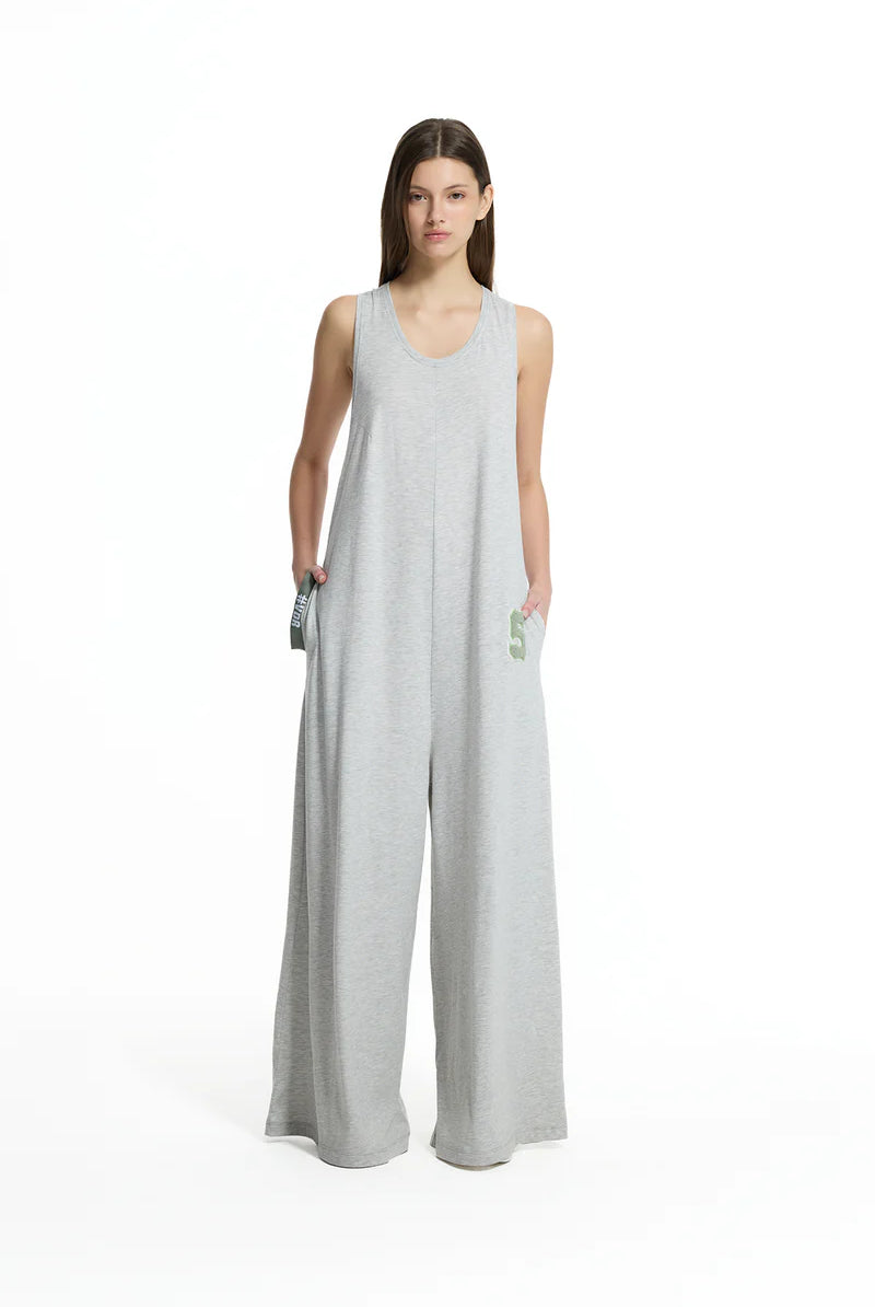 JUMPSUIT VDR WIDE LEG MANGA CAVA - Carla Valente