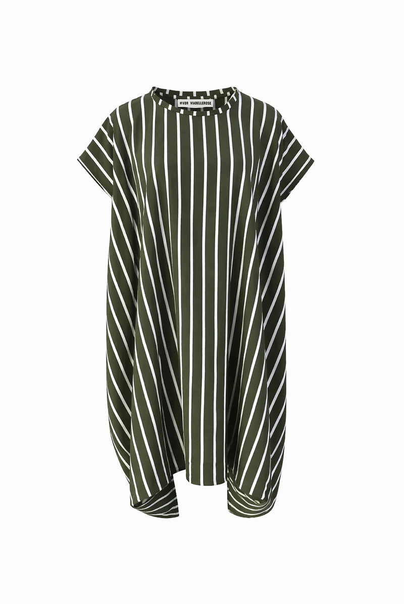 VESTIDO VDR OVERSIZE FLUÍDO AS RISCAS - Carla Valente