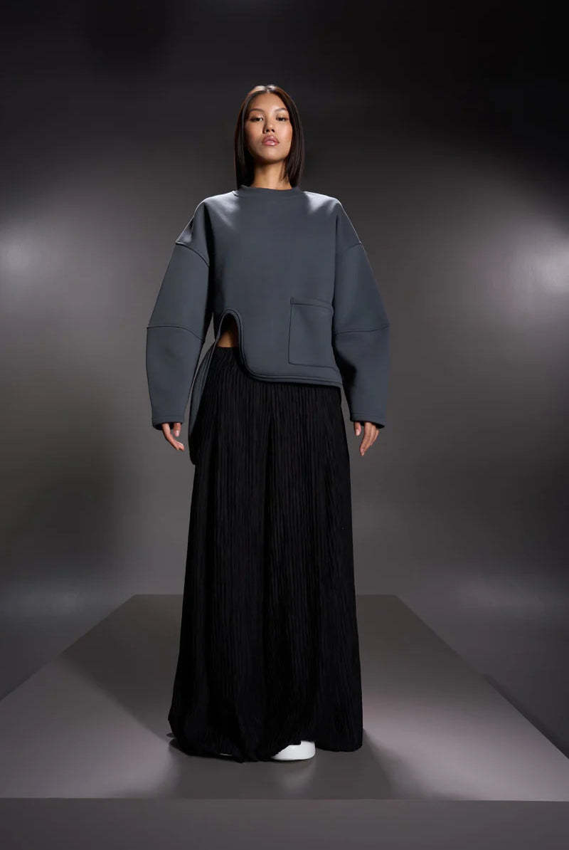 SWEATSHIRT VDR FELPA BOLSO LATERAL - Carla Valente