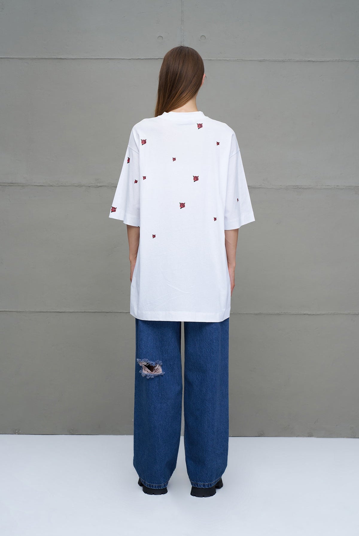 T-SHIRT VDR COMPRIDA ROSAS - Carla Valente