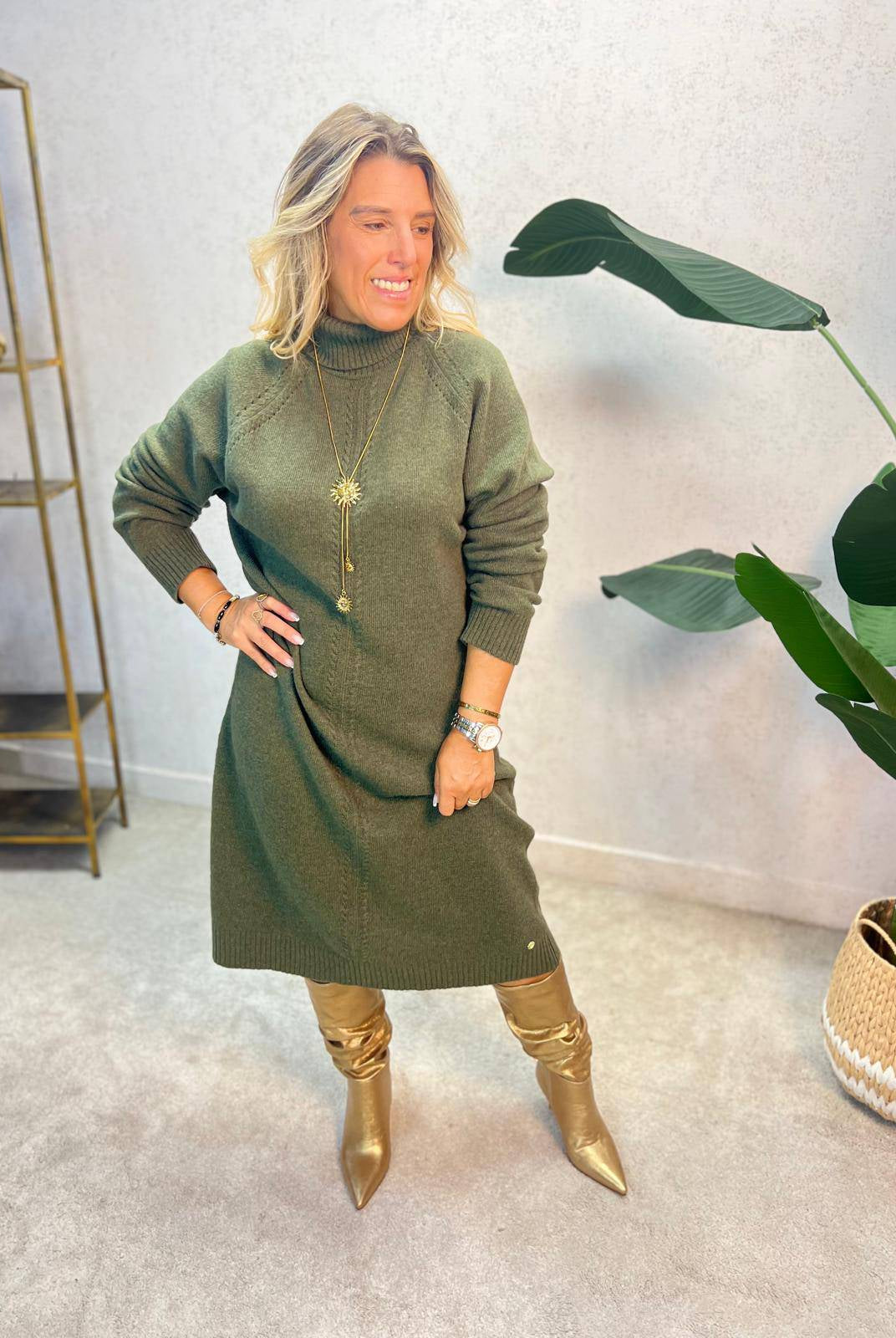 VESTIDO LIBERJEANS DE MALHA GOLA ALTA - Carla Valente