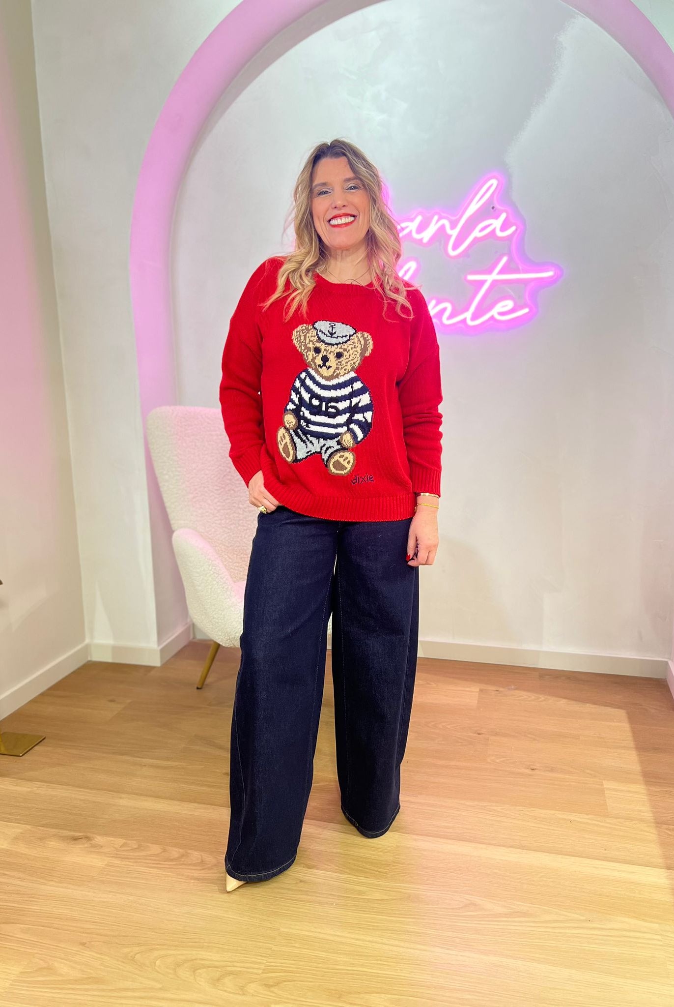 CAMISOLA DIXIE MALHA URSO MARINHEIRO - Carla Valente