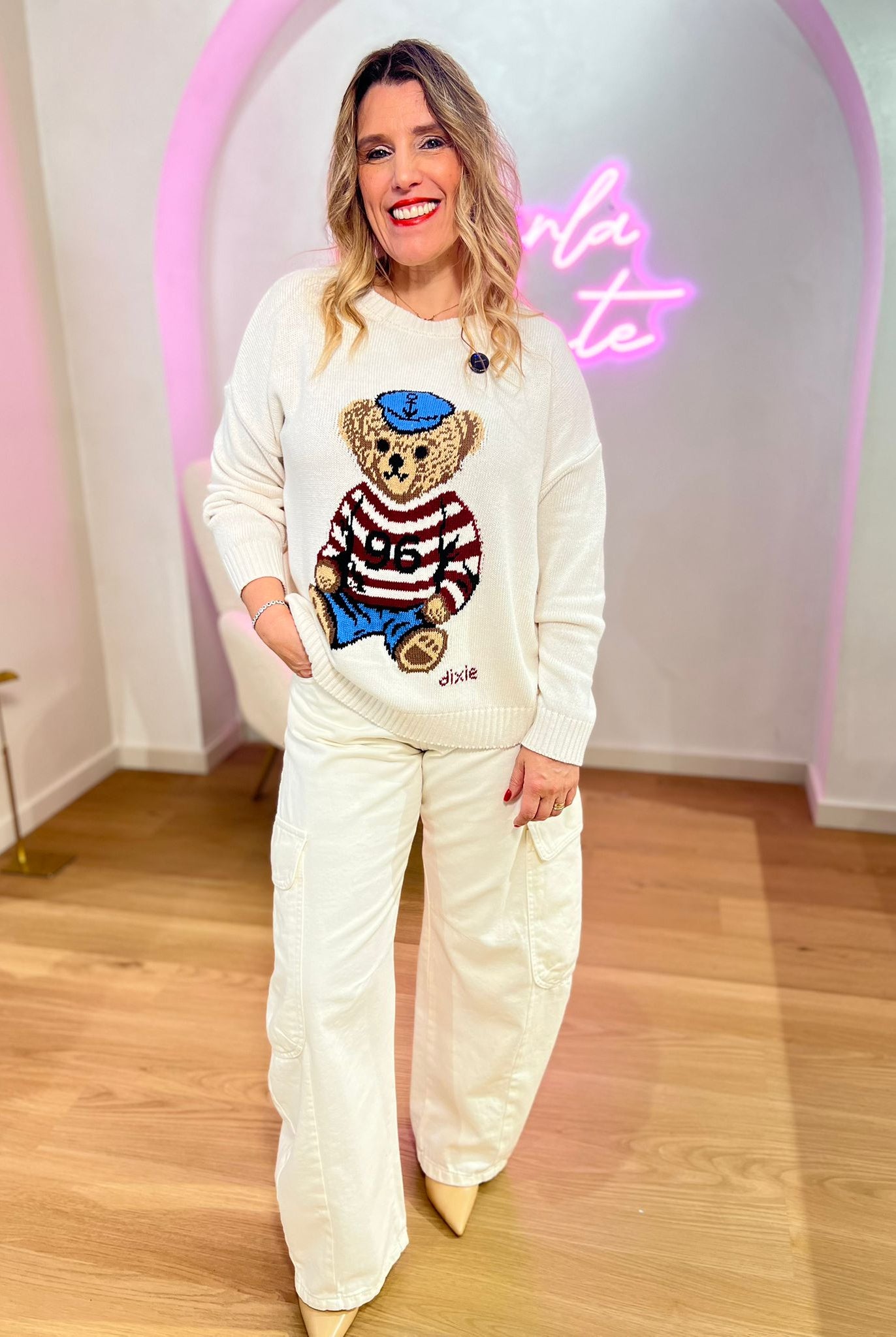 CAMISOLA DIXIE MALHA URSO MARINHEIRO - Carla Valente