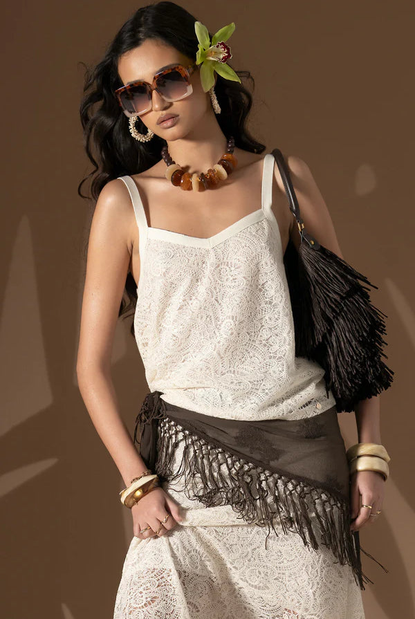 TANK TOP FOURSOL CROCHET - Carla Valente