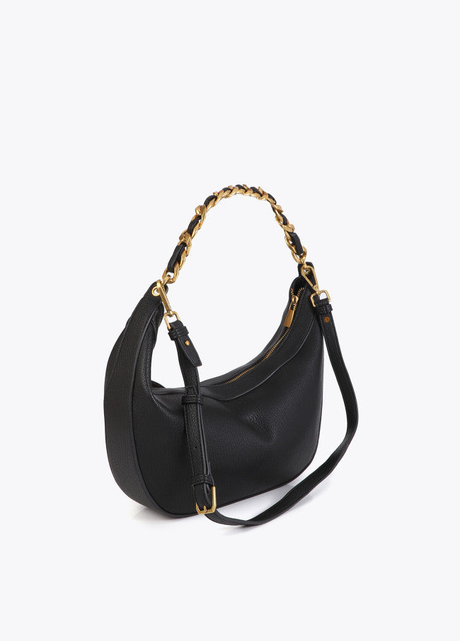 BOLSA LOLA CASADEMUNT MEIA LUA COM LC ANML PRINT E CORRENTE - Carla Valente