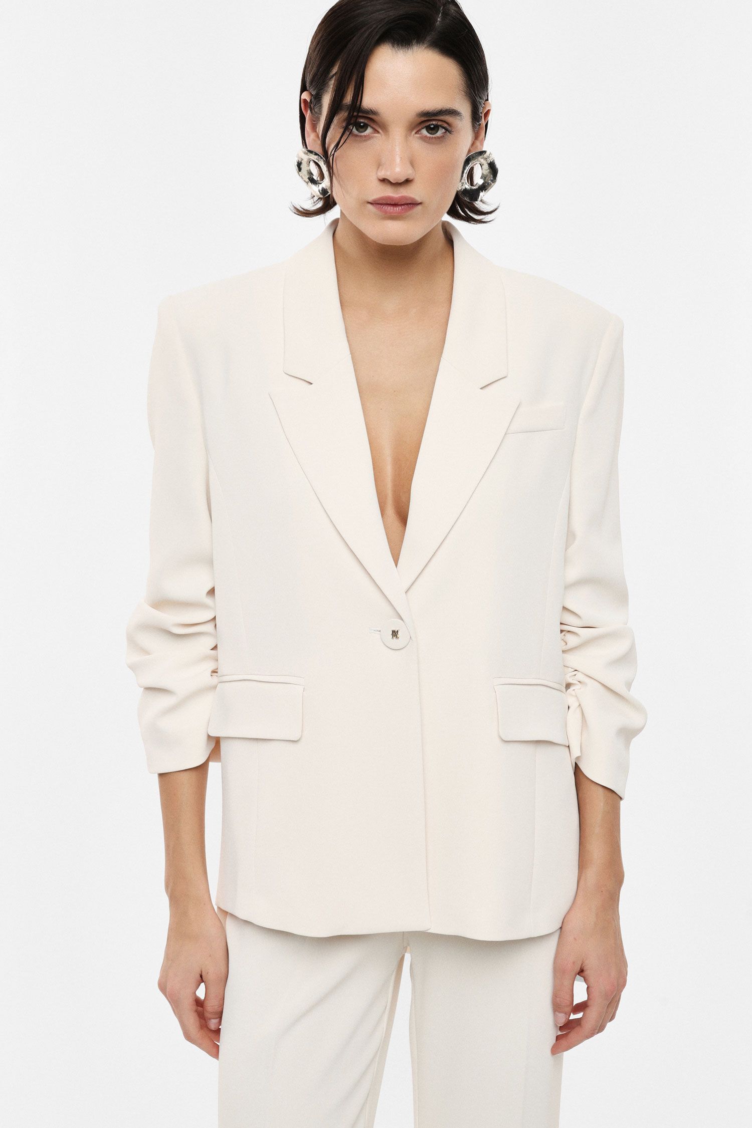 BLAZER IMPERIAL MANGAS REPUXADAS - Carla Valente