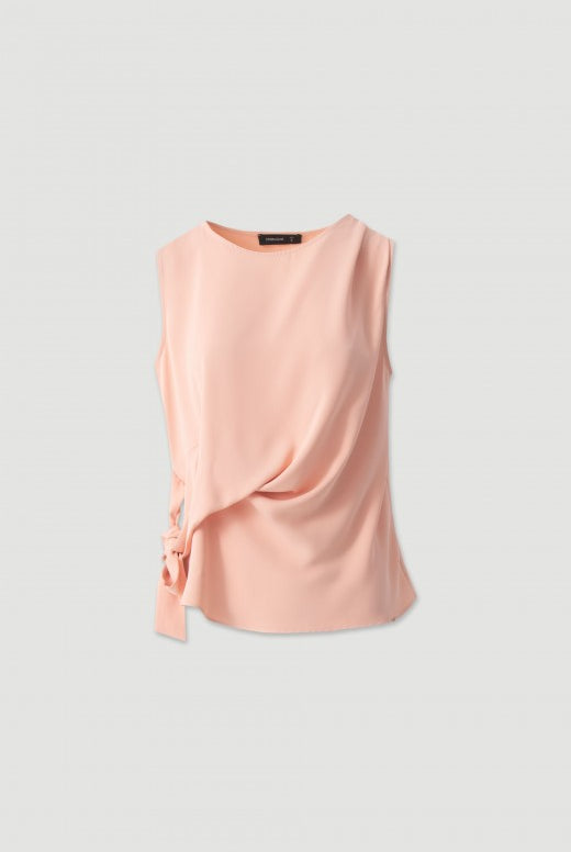 TOP FERRACHE FLUIDO C/DRAPEADO LATERAL - Carla Valente