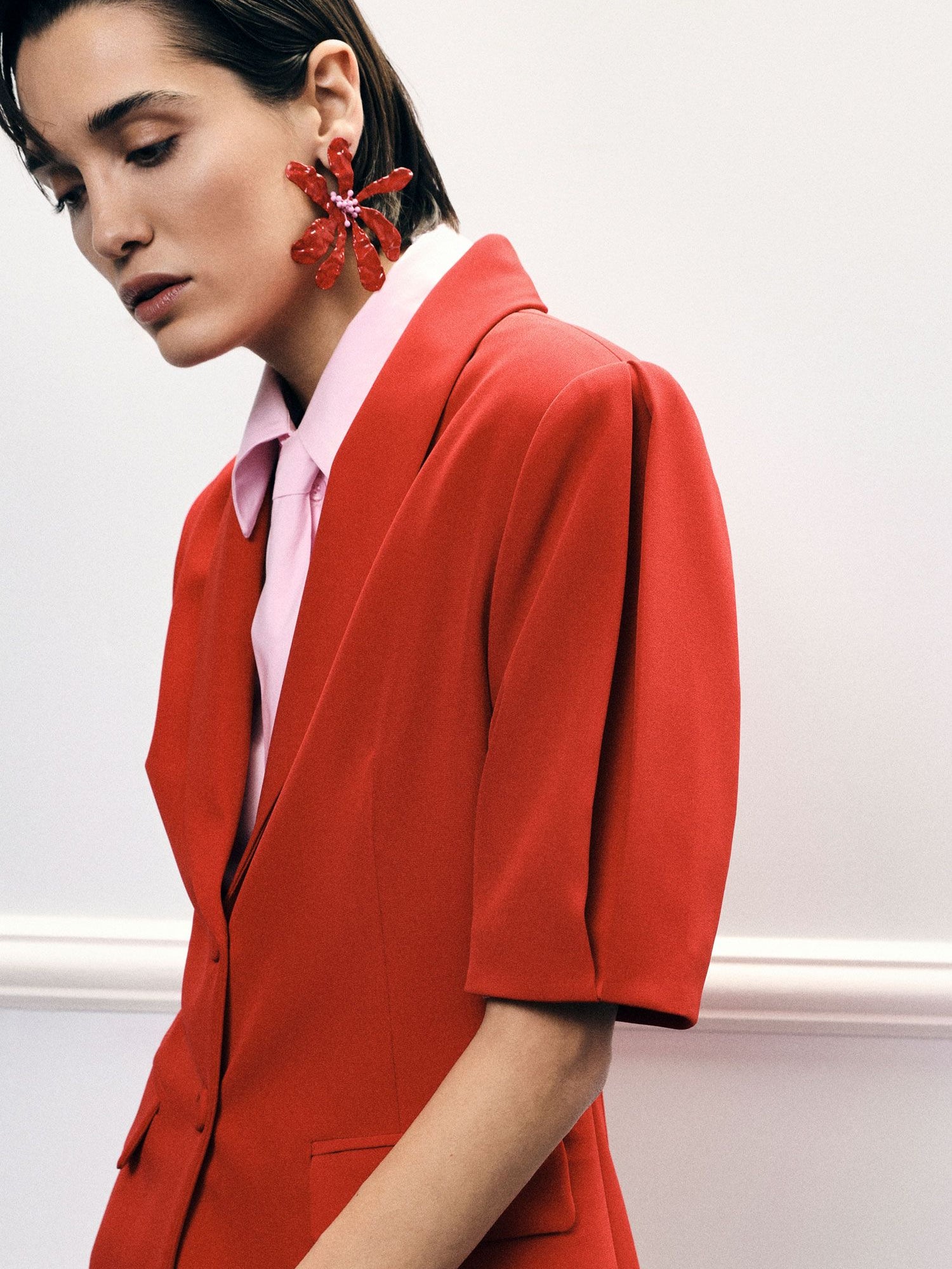 BLAZER IMPERIAL MANGA CURTA FECHO DOIS BOTÕES - Carla Valente