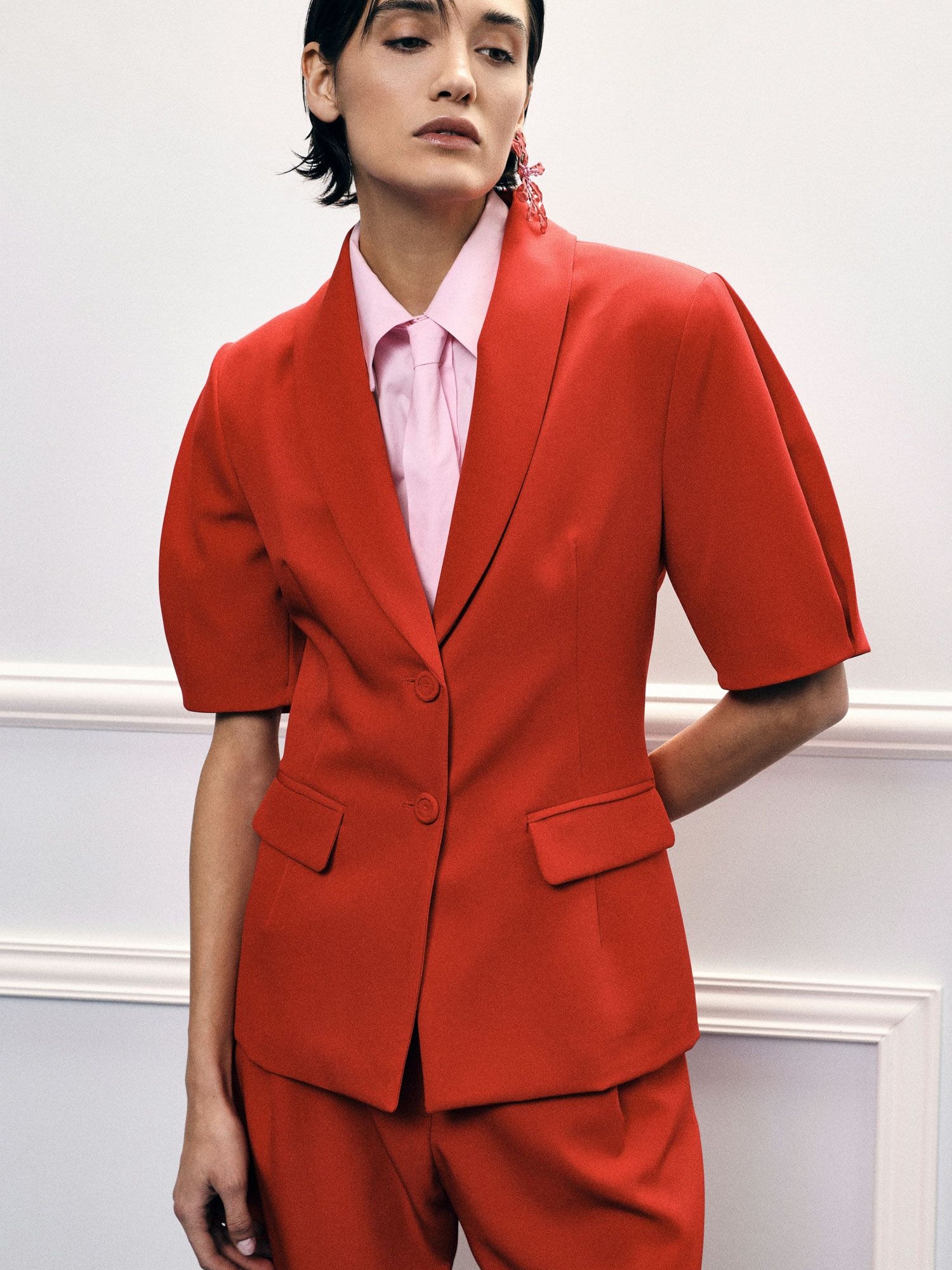 BLAZER IMPERIAL MANGA CURTA FECHO DOIS BOTÕES - Carla Valente