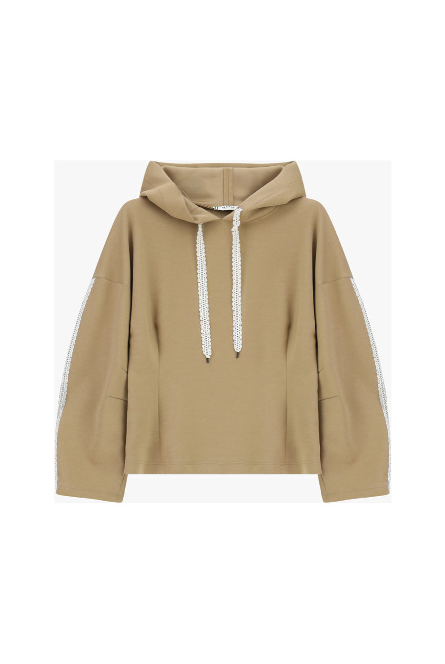 SWEATSHIRT PLEASE CORDÃO RENDA - Carla Valente
