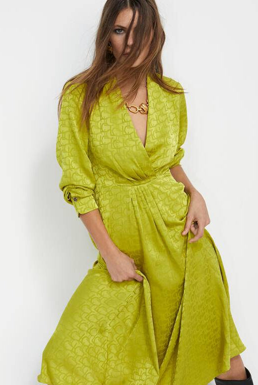 VESTIDO LOLA CASADMNT LONGO JACQUARD ESE - Carla Valente