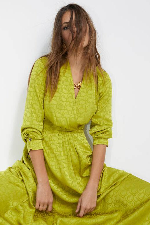 VESTIDO LOLA CASADMNT LONGO JACQUARD ESE - Carla Valente