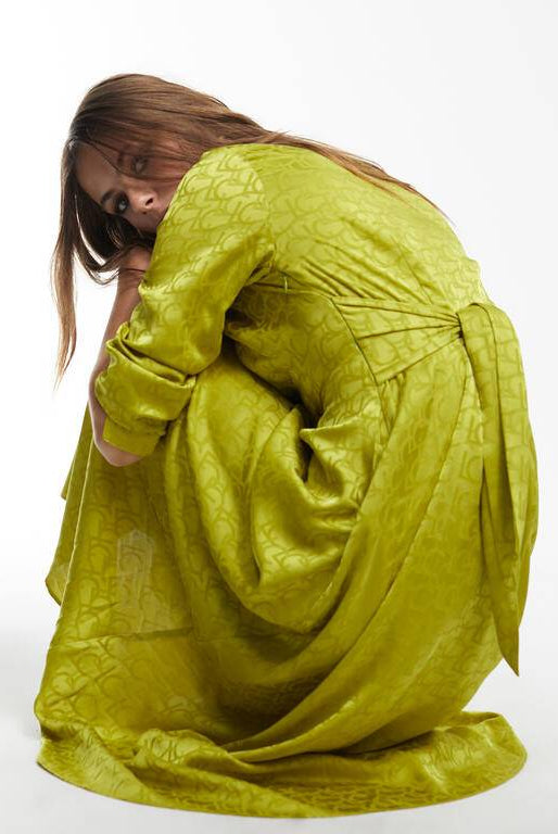 VESTIDO LOLA CASADMNT LONGO JACQUARD ESE - Carla Valente