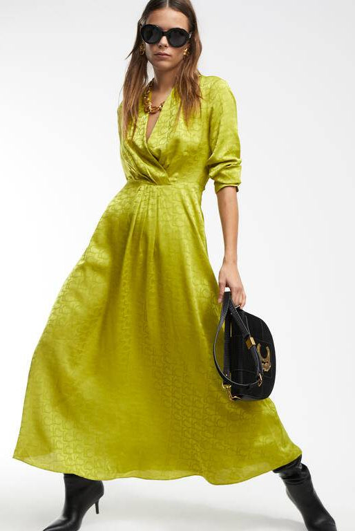 VESTIDO LOLA CASADMNT LONGO JACQUARD ESE - Carla Valente