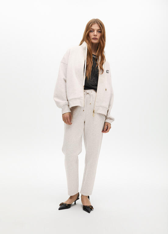 SWEATSHIRT LOLA CASADMNT COM ZIP DETALHE LATERAL - Carla Valente