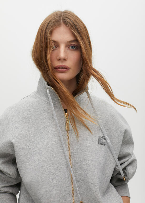 SWEATSHIRT LOLA CASADMNT COM ZIP DETALHE LATERAL - Carla Valente