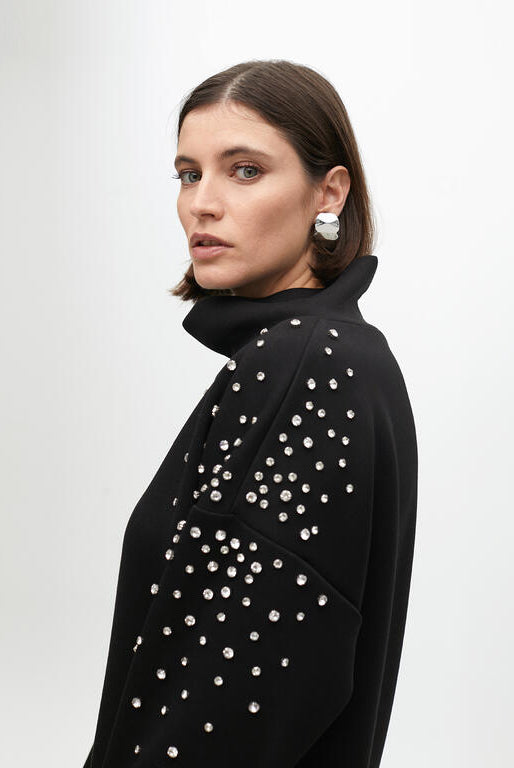 VESTIDO LOLA CASADMNT COM DETALHE DE JÓIAS NA MANGA - Carla Valente