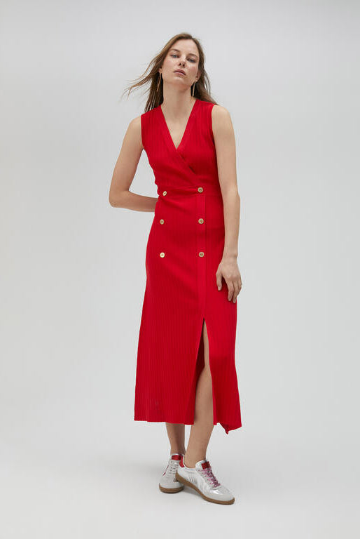 VESTIDO LOLA CASADMNT MALHA MIDI - Carla Valente