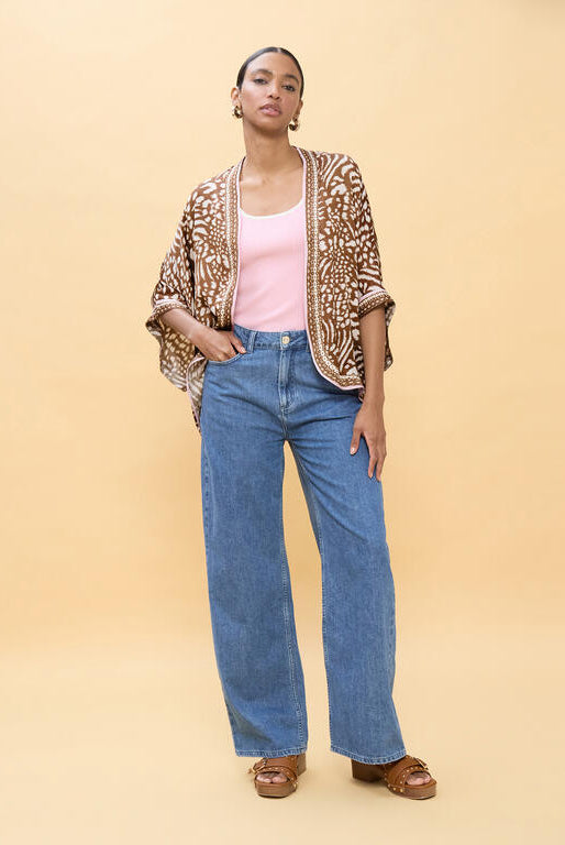 QUIMONO LOLA CASADMNT ESTAMPADO COM MANS - Carla Valente