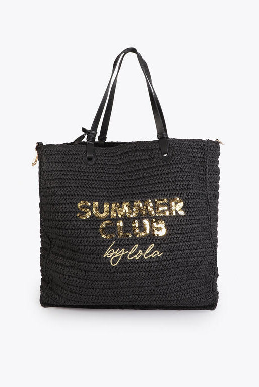 BOLSA LOLA CASADMNT DESTRUTURADO RAFIA SUMMER CLUB - Carla Valente