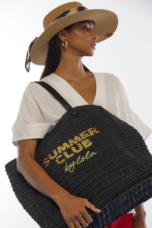 BOLSA LOLA CASADMNT DESTRUTURADO RAFIA SUMMER CLUB - Carla Valente