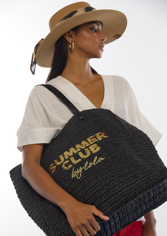 BOLSA LOLA CASADMNT DESTRUTURADO RAFIA SUMMER CLUB - Carla Valente