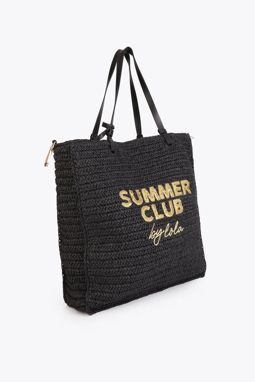 BOLSA LOLA CASADMNT DESTRUTURADO RAFIA SUMMER CLUB - Carla Valente