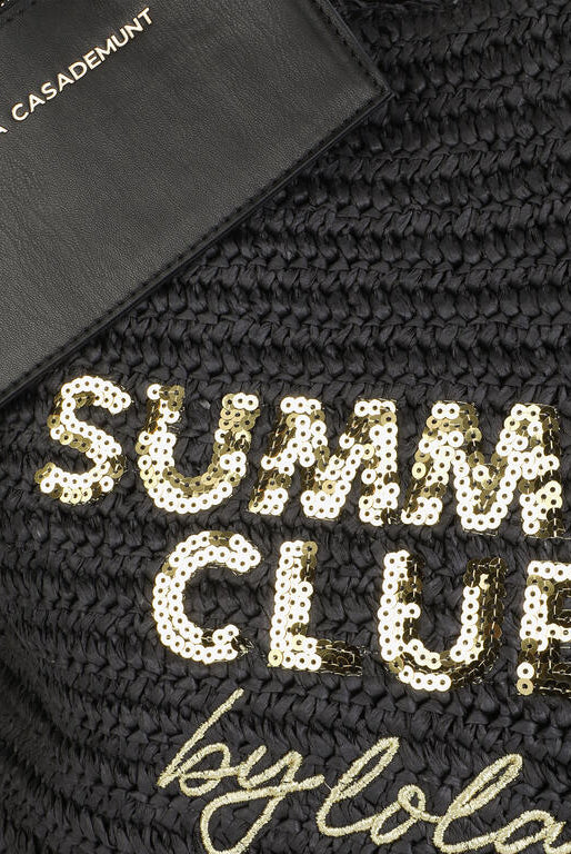 BOLSA LOLA CASADMNT DESTRUTURADO RAFIA SUMMER CLUB - Carla Valente