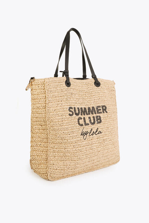BOLSA LOLA CASADMNT DESTRUTURADO RAFIA SUMMER CLUB - Carla Valente