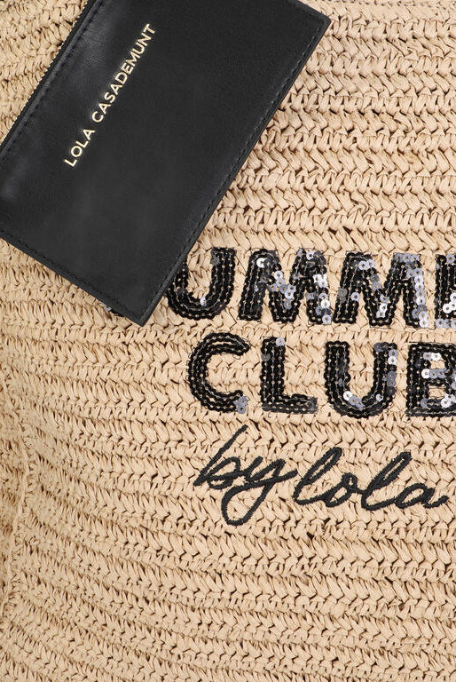BOLSA LOLA CASADMNT DESTRUTURADO RAFIA SUMMER CLUB - Carla Valente