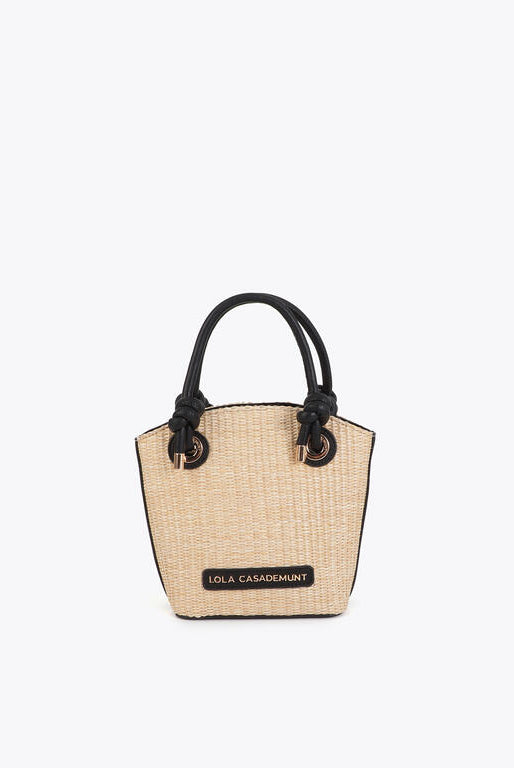 BOLSA LOLA CASADMNT EFEITO RAFIA E PELE - Carla Valente