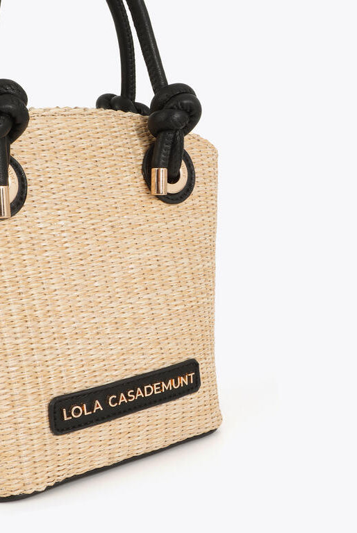 BOLSA LOLA CASADMNT EFEITO RAFIA E PELE - Carla Valente