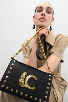 BOLSA LOLA CASADEMUNT OMBRO COM ABA TACHAS MNGRM ANML PRINT - Carla Valente