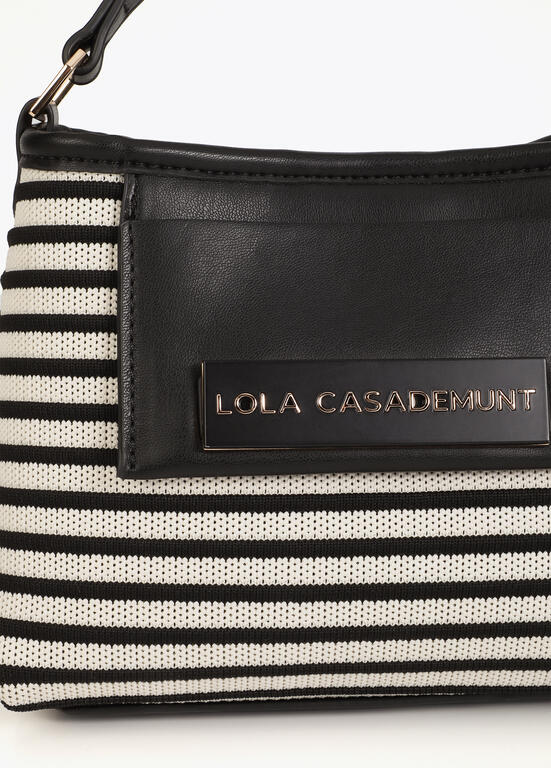 BANDOLERA LOLA CASADMNT TECIDO RISCAS EFEITO PELE - Carla Valente