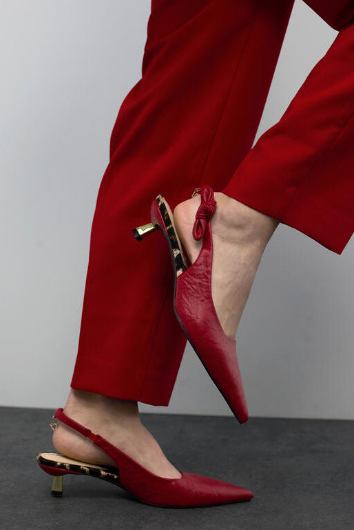 SAPATO LOLA CASADMNT SALTO ALTO DETALHE LAÇO - Carla Valente